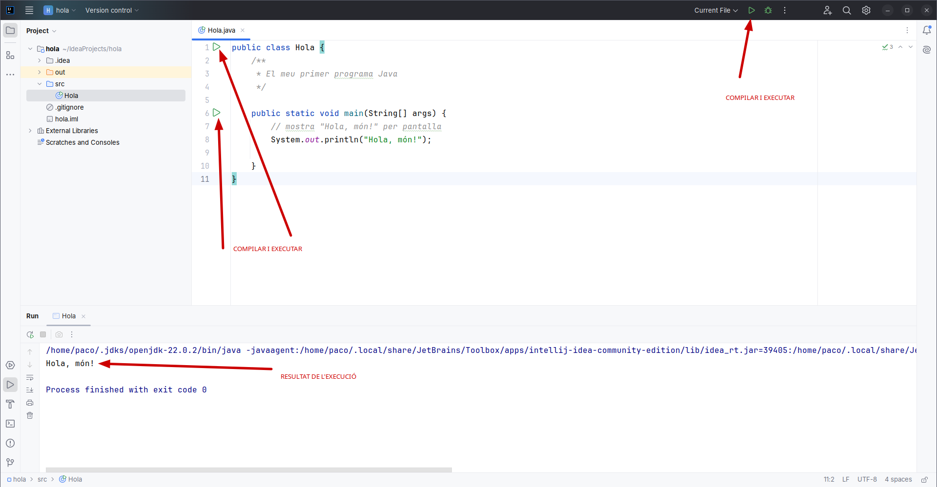 Compilació i execució