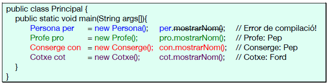 Sobrecàrrega, crides